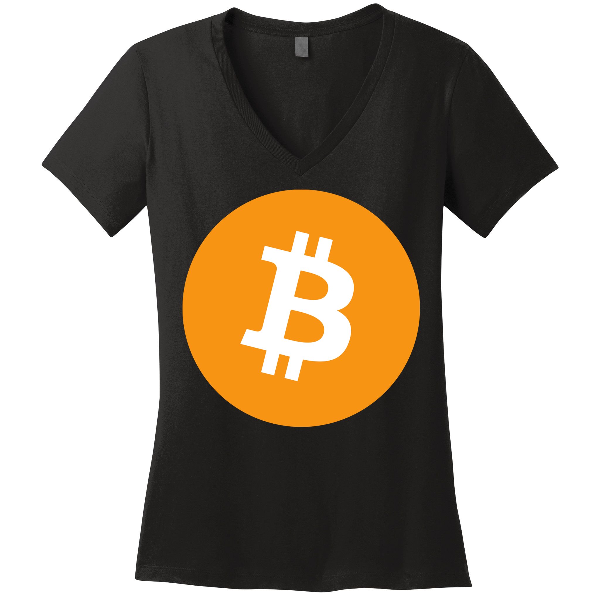 Bitcoin Pocket Women's V-Neck T-Shirt