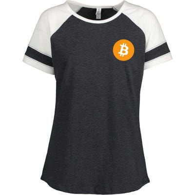 Bitcoin Pocket Enza Ladies Jersey Colorblock Tee