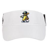 Banana Playing Baseball Fruit Lover Baseball Player Adult Drive Performance Visor