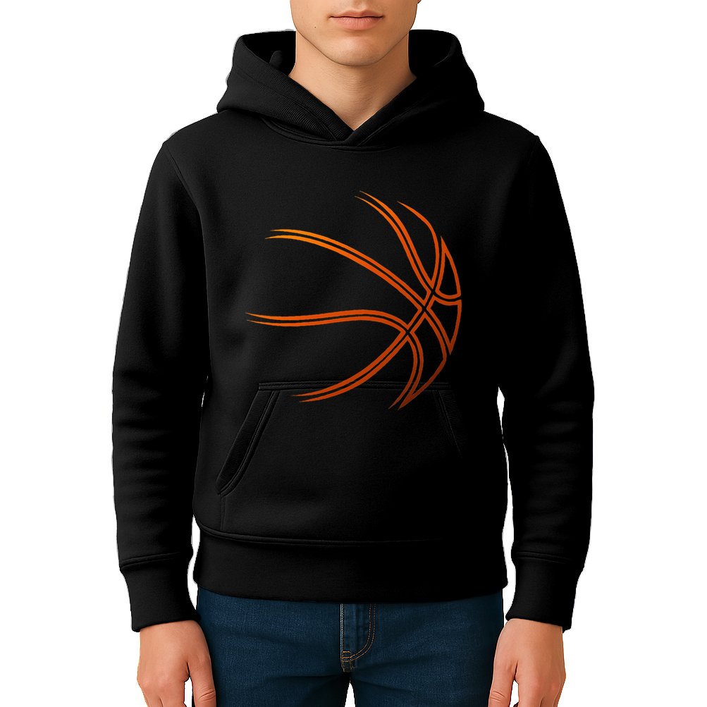 Basketball Player Basketballer Sports Graphic Kids Hoodie