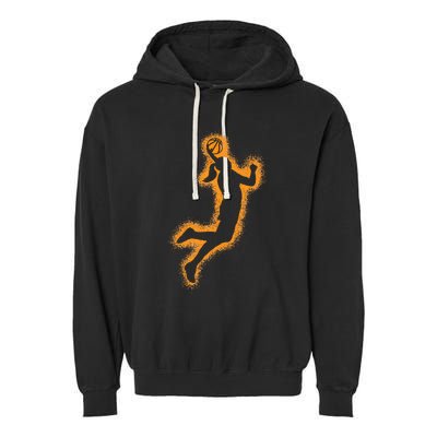 Basketball Player Garment-Dyed Fleece Hoodie