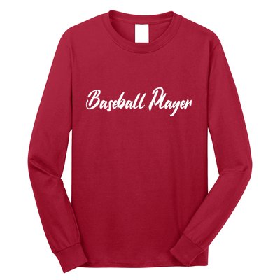 Baseball Player Long Sleeve Shirt