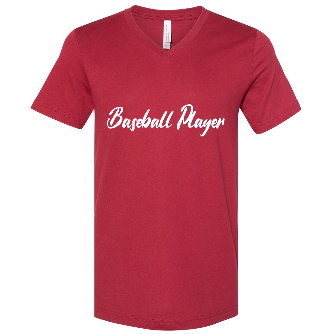 Baseball Player V-Neck T-Shirt