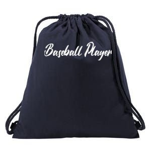 Baseball Player Drawstring Bag