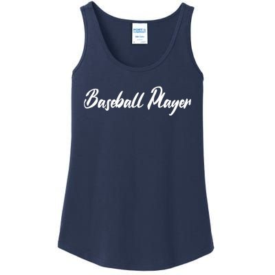 Baseball Player Ladies Essential Tank