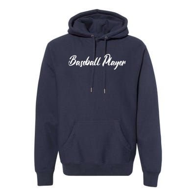 Baseball Player Premium Hoodie