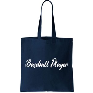 Baseball Player Tote Bag