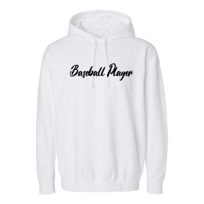 Baseball Player Garment-Dyed Fleece Hoodie