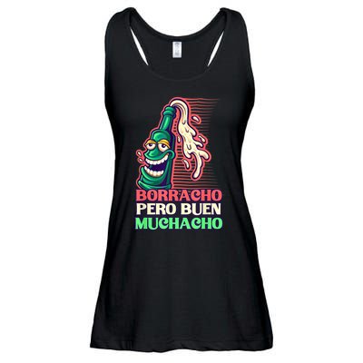 Borracho Pero Buen Muchacho Ladies Essential Flowy Tank