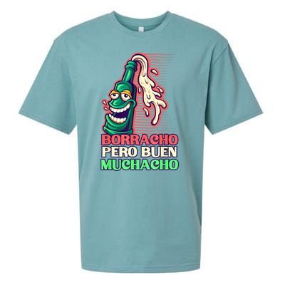 Borracho Pero Buen Muchacho Sueded Cloud Jersey T-Shirt