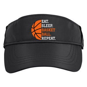 Basketball Player Boy Eat Sleep Basketball Repeat Adult Drive Performance Visor