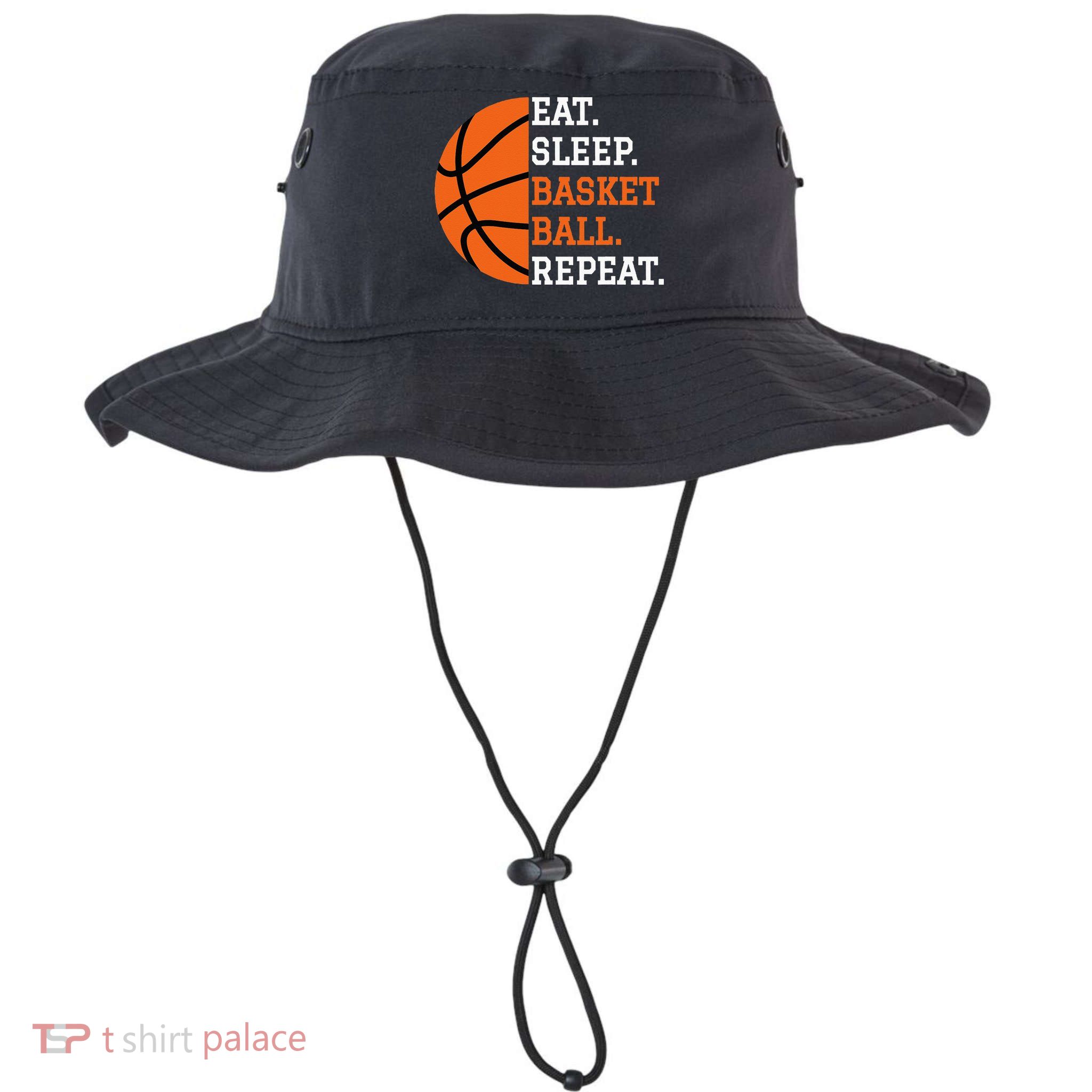 Basketball Player Boy Eat Sleep Basketball Repeat Bucket Hat