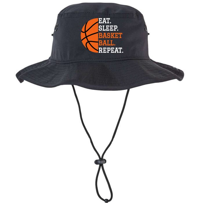 Basketball Player Boy Eat Sleep Basketball Repeat Legacy Cool Fit Booney Bucket Hat