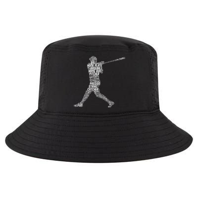 Baseball Player Batter Cool Comfort Performance Bucket Hat