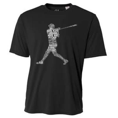 Baseball Player Batter Cooling Performance Crew T-Shirt