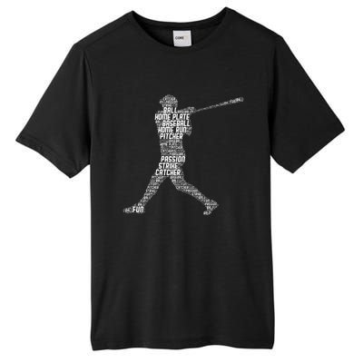 Baseball Player Batter Tall Fusion ChromaSoft Performance T-Shirt