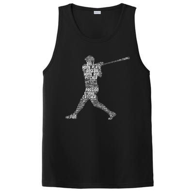 Baseball Player Batter PosiCharge Competitor Tank