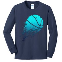 Basketball Player Bball Coach Fan Baller Sports Kids Long Sleeve Shirt