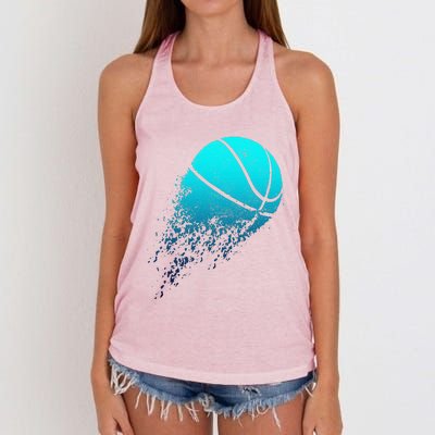 Basketball Player Bball Coach Fan Baller Sports Women's Knotted Racerback Tank