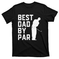 Best Papa By Par Vintage Golfing Father's Day T-Shirt