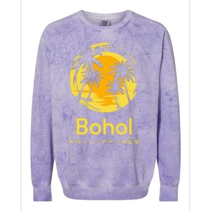 Bohol Philippines Colorblast Crewneck Sweatshirt