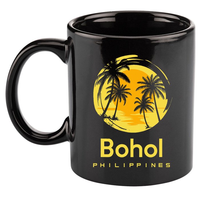Bohol Philippines 11oz C Handle Ceramic Mug