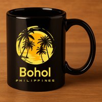 Bohol Philippines 11oz C Handle Ceramic Mug