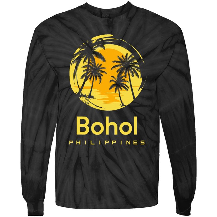 Bohol Philippines Tie-Dye Long Sleeve Shirt