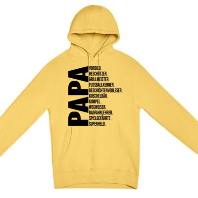 Best Papa Premium Pullover Hoodie