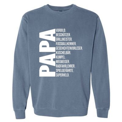 Best Papa Garment-Dyed Sweatshirt