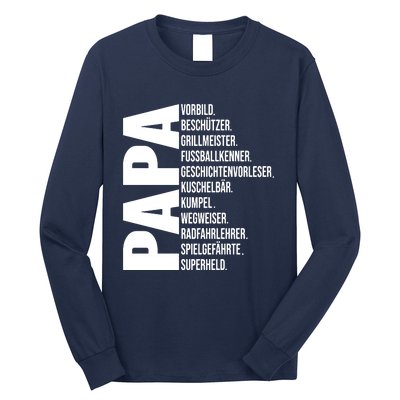 Best Papa Long Sleeve Shirt