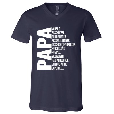 Best Papa V-Neck T-Shirt