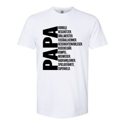 Best Papa Softstyle CVC T-Shirt