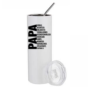 Best Papa Stainless Steel Tumbler