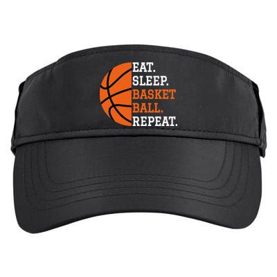Basketball Player Boy Eat Sleep Basketball Repeat Adult Drive Performance Visor