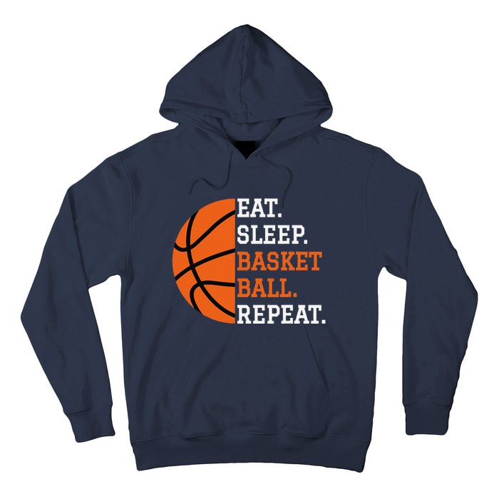 Basketball Player Boy Eat Sleep Basketball Repeat Hoodie