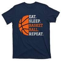 Basketball Player Boy Eat Sleep Basketball Repeat T-Shirt