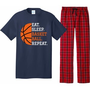 Basketball Player Boy Eat Sleep Basketball Repeat Pajama Set