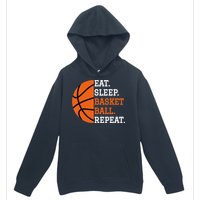 Basketball Player Boy Eat Sleep Basketball Repeat Urban Pullover Hoodie