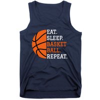 Basketball Player Boy Eat Sleep Basketball Repeat Tank Top