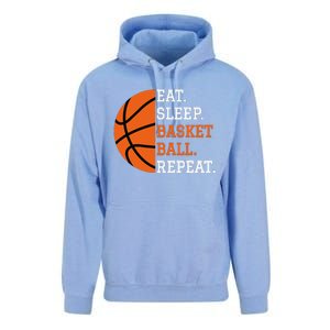 Basketball Player Boy Eat Sleep Basketball Repeat Unisex Surf Hoodie