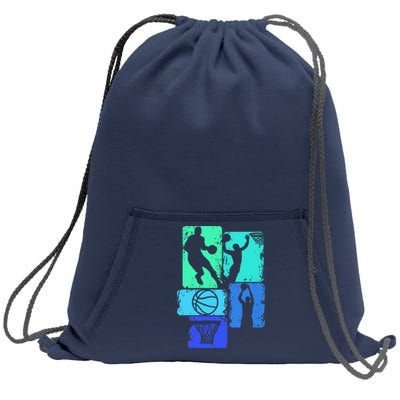 Basketball Player Sweatshirt Cinch Pack Bag