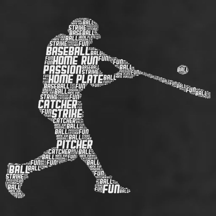 Baseball Player Batter 7 Panel Mesh Trucker Snapback Hat