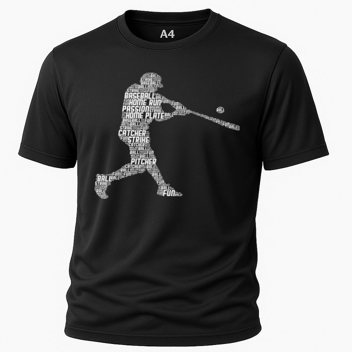 Baseball Player Batter Cooling Performance Crew T-Shirt