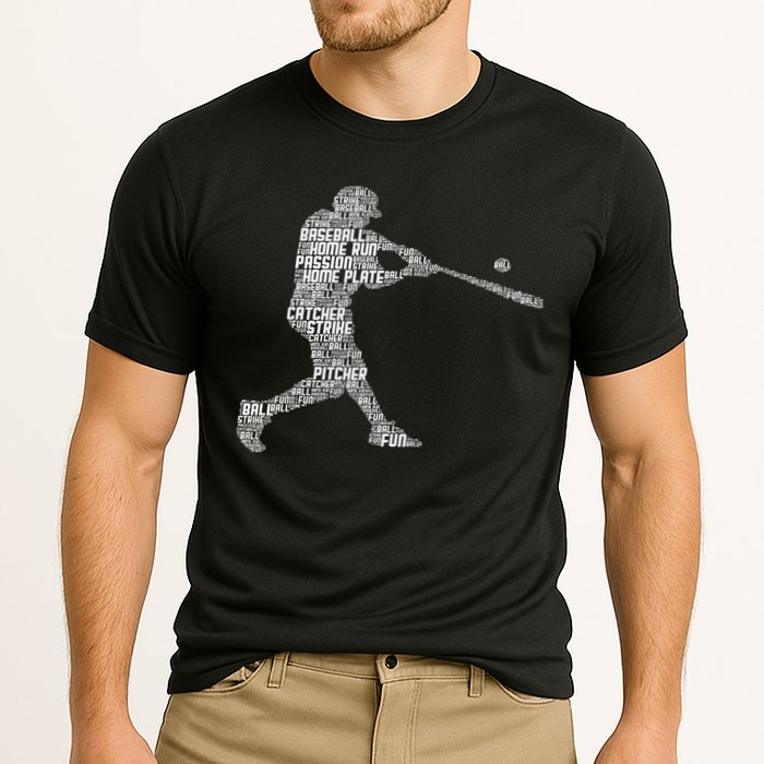 Baseball Player Batter Cooling Performance Crew T-Shirt