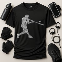 Baseball Player Batter Cooling Performance Crew T-Shirt
