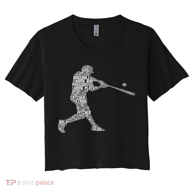 Baseball Player Batter Crop Top