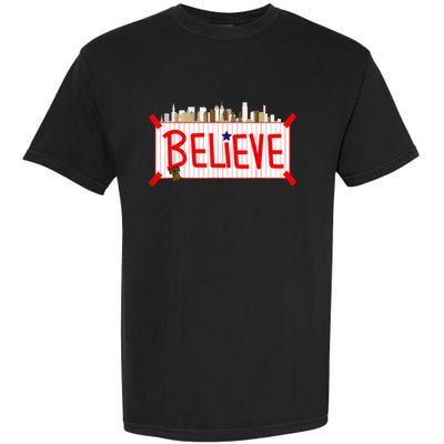 Believe Philadelphia Baseball Players Garment-Dyed Heavyweight T-Shirt