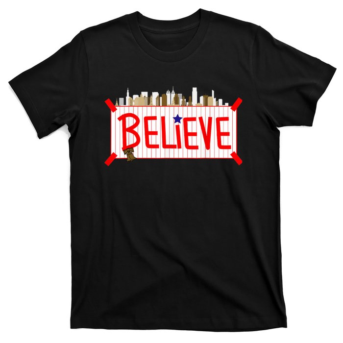 Believe Philadelphia Baseball Players T-Shirt