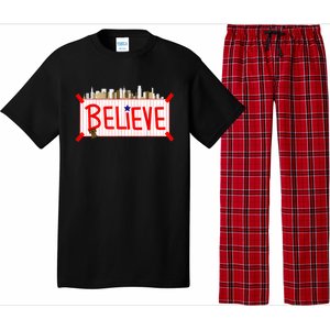 Believe Philadelphia Baseball Players Pajama Set